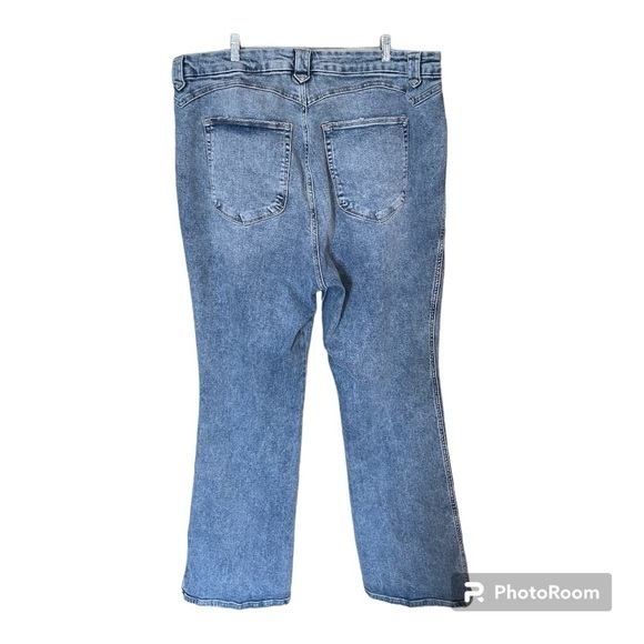 Good American Jeans Relaxed Fit Straight Leg Flared Leg Size‎ 24 - Picture 2 of 9